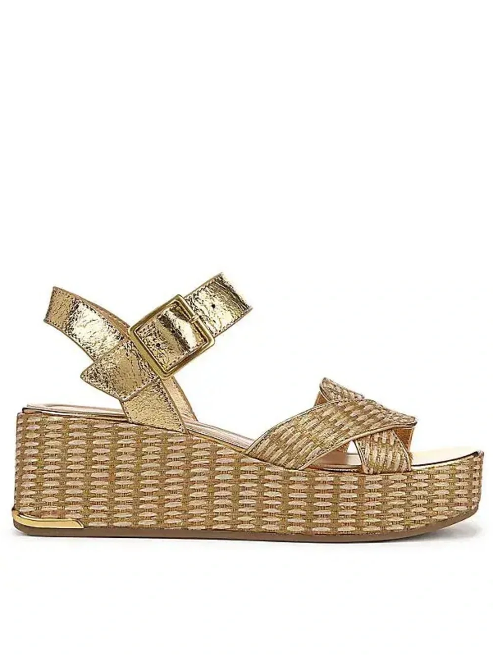SARTO Tilly 3 Platform Heels Leather Sandal